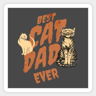 BEST CAT DAD EVER Sticker